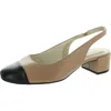Lifestride Becoming Womens Toe Cap Slingback Heels In Multi