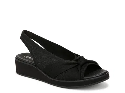 Lifestride Bell Wedge Sandal In Black