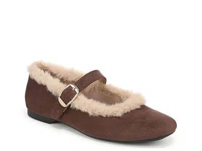 Lifestride Beloved Mary Jane Flat In Brown