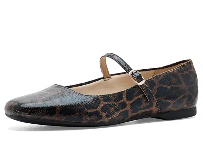 Lifestride Beloved Women's Dress Flat Shoes Brown Multi Leopard Faux Leather: 9 M (b)