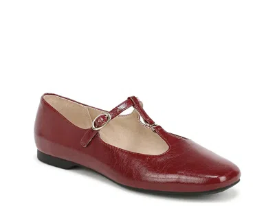 Lifestride Bennett Mary Jane Flat In Burgundy