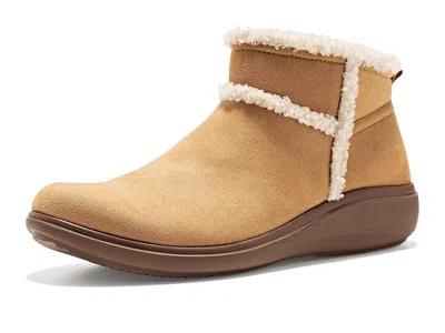 Lifestride Birch Zip Short Boots Women's Boots Honey Tan: 10 M (b) In Brown