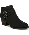 Lifestride Blaire Bootie In Black Faux Leather