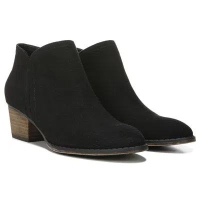 Lifestride Blake Boots Women's Black Perforated Block Heel Ankle Bootie Zap511