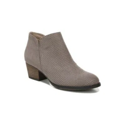 LIFESTRIDE BLAKE H8395F1-020 BOOTS WOMEN'S GRAY ROUND TOE ANKLE BOOTIE ZOGG824