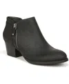 Lifestride Blake Zip Booties In Black