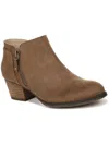 LIFESTRIDE BLAKE ZIP WOMENS FAUX LEATHER EMBOSSED SHOOTIES