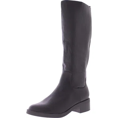 Lifestride Blythe Womens Round Toe Riding Boot Knee-high Boots In Black
