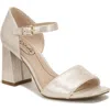 Lifestride Bombshell Womens Open Toe Sandal Block Heels In Multi