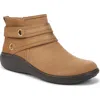 Lifestride Brave Short Boot In Burgundy