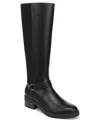 Lifestride Brighton Round Toe Extra Wide Calf Tall Boots In Black