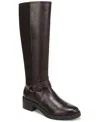 Lifestride Brighton Round Toe Wide Calf Tall Boots In Brown