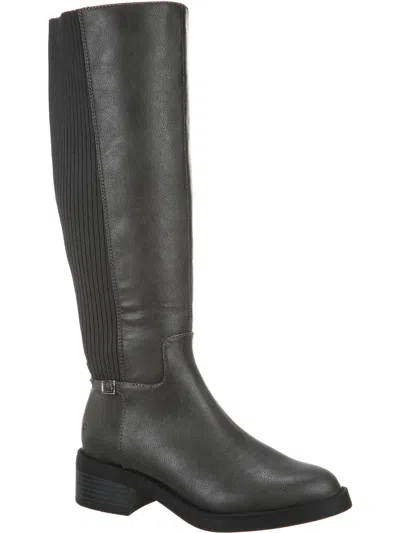 LIFESTRIDE BRISTOL WOMENS FAUX LEATHER KNEE-HIGH BOOTS