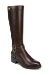 Lifestride Brittany Womens Zipper Manmade Knee-high Boots In Brown