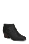 Lifestride Women's Bryce Zip Round Toe Block Heel Short Boots In Black