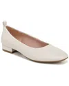 Lifestride Cameo Flat In Bone Beige Faux Leather