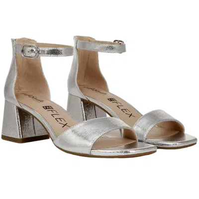 Lifestride Cassidy Ankle Strap Dress Sandals Silver I8937s1020 Women's