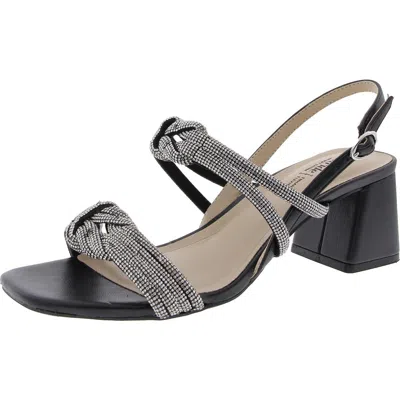 Lifestride Celeste Womens Jeweled Manmade Block Heels In Multi