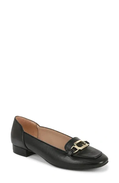 Lifestride Celine Bit Loafer In Black Faux Leather