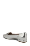 Lifestride Celine Bit Loafer In Silver Faux Leather