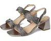 Lifestride Charnelle J4763s1 Dress Sandal Women's Pewter Slingback Gal1012 In Metallic