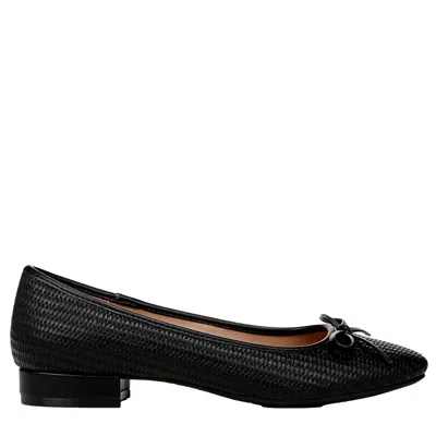 Lifestride Cheers Woven Ballet Flat Black J0903s1002 Women's