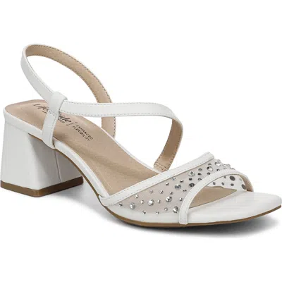 Lifestride Cheyenne Slingback Sandal In White
