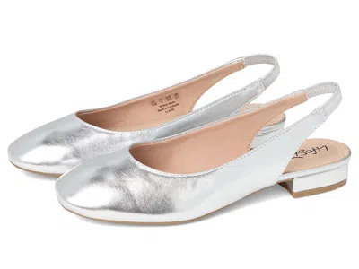 Lifestride Claire Slingback Ballet Flats In Silver
