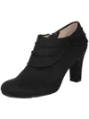 Lifestride Corie Womens Microsuede Cushioned Footbed Ankle Boots In Multi