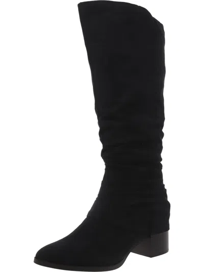 Lifestride Delilah Womens Faux Suede Zipper Knee-high Boots In Multi