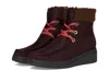Lifestride Devon Wedge Winter Boot In Burgundy
