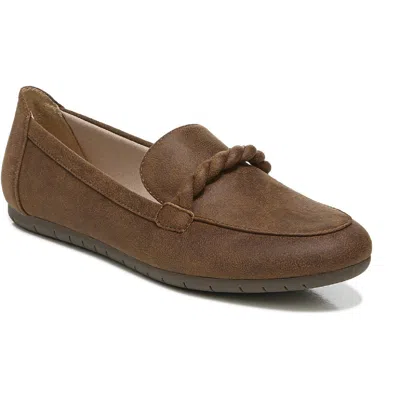 Lifestride Drew Womens Slip On Comfort Insole Penny Loafers In Multi