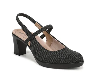 Lifestride Evoke Slingback Mary Jane Platform Pump In Gray