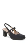 Lifestride Evoke Slingback Mary Jane Platform Pump In Black