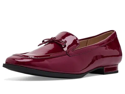 Lifestride Fable Loafer/moc Shoes Women's Flat Shoes Dark Cherry: 6.5 M (b), Faux Leather In Animal Print