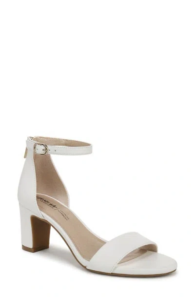 Lifestride Florence Ankle Strap Sandal In White