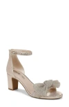 Lifestride Florence Bow Ankle Strap Sandal In Gold
