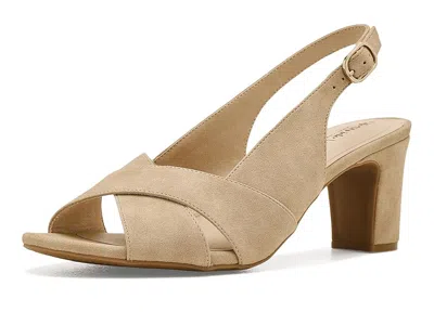 Lifestride Freesia Slingback Sandals In Neutral