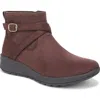 Lifestride Gates Wedge Bootie In Brown