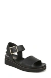 Lifestride Gillian Ankle Strap Platform Sandal In Black