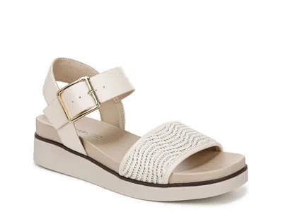 Lifestride Gillian Wedge Sandal In White