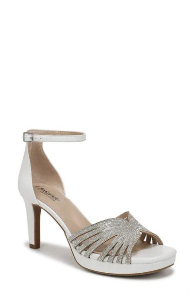 Lifestride Glamorous Platform Sandal In Bright White