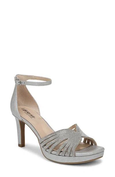 Lifestride Glamorous Platform Sandal In Pewter