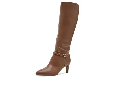 Lifestride Glenore Zip Tall Boots Women's Boots Caramel: 9 M (b), Synthetic