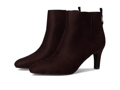 Lifestride Glow Zip Short Boots In Brown