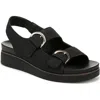 Lifestride Goodie Slingback Platform Sandal In Black