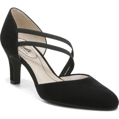 Lifestride Grace Pump In Black Fabric