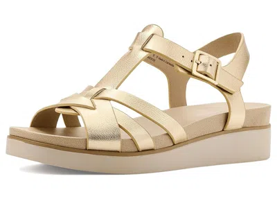 Lifestride Grandiose Strappy Sandals In Gold