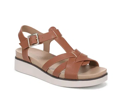 Lifestride Grandoise Wedge Sandal In Brown