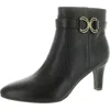 LIFESTRIDE GUILD 2 WOMENS FAUX LEATHER EMBELLISHED BOOTIES